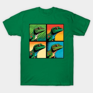 Giant Day Gecko Pop Art - Cool Lizard T-Shirt